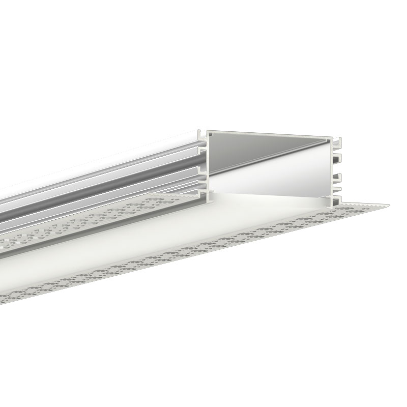 2 Inch Wide Light Large Plaster In LED Strip Channel